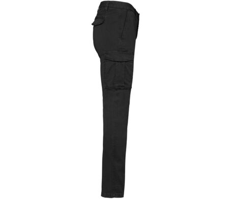 Pantalon cargo délavé écoresponsable - Homme - PAT740 - noir