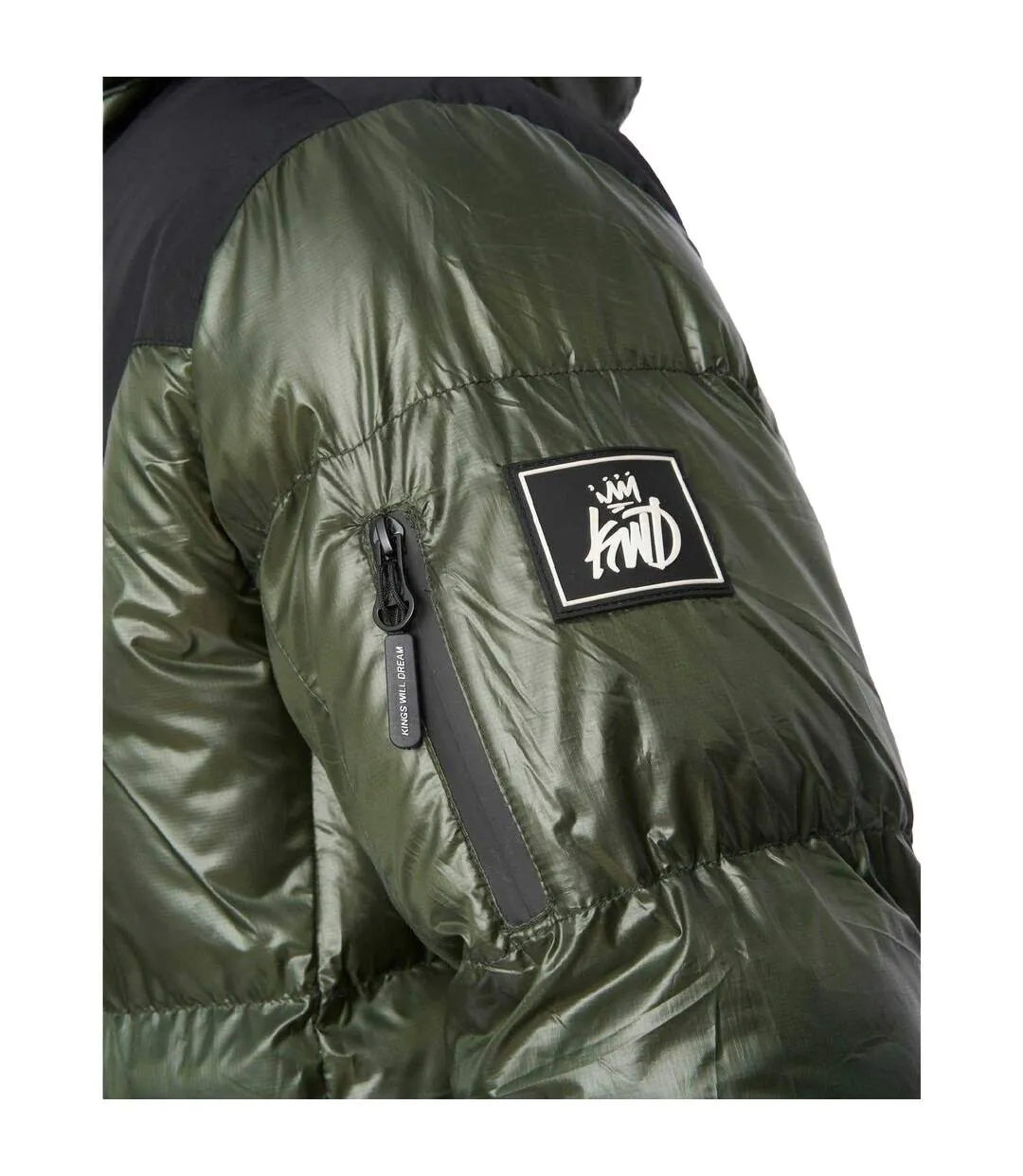 Doudoune Motif/style Blocs De Couleurs Ascend Homme Vert Kings Will Dream-4