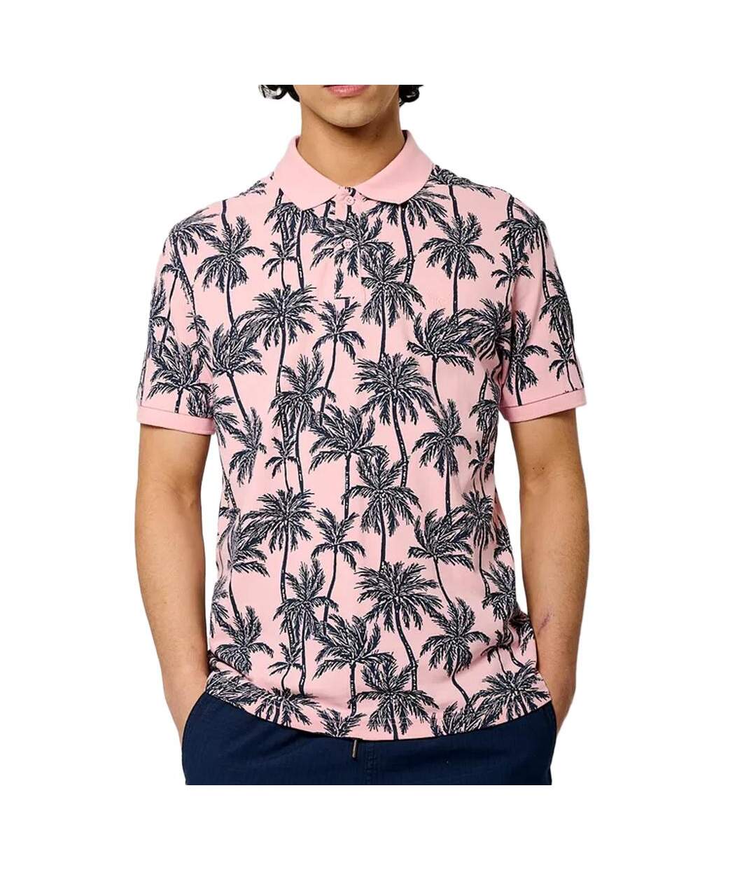 Polo rose/marine homme kaporal tyron25em91 - 3xl-1