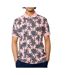 Polo rose/marine homme kaporal tyron25em91 - 3xl-1