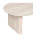 Table basse en bois effet travertin ANAYA - Beige-3
