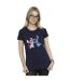 Disney T-shirt en coton Lilo & Stitch Kisses - Femmes/Ladies (Bleu marine) - UTBI25720-2