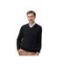 Pull Homme Noir WoolOvers-1