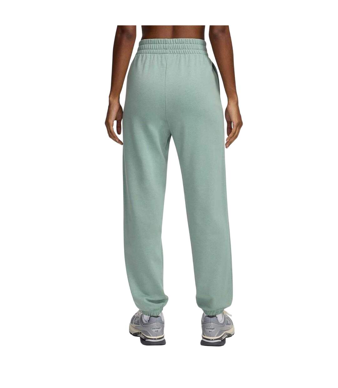 Womens/ladies Rival Terry Joggers Green Under Armour-3