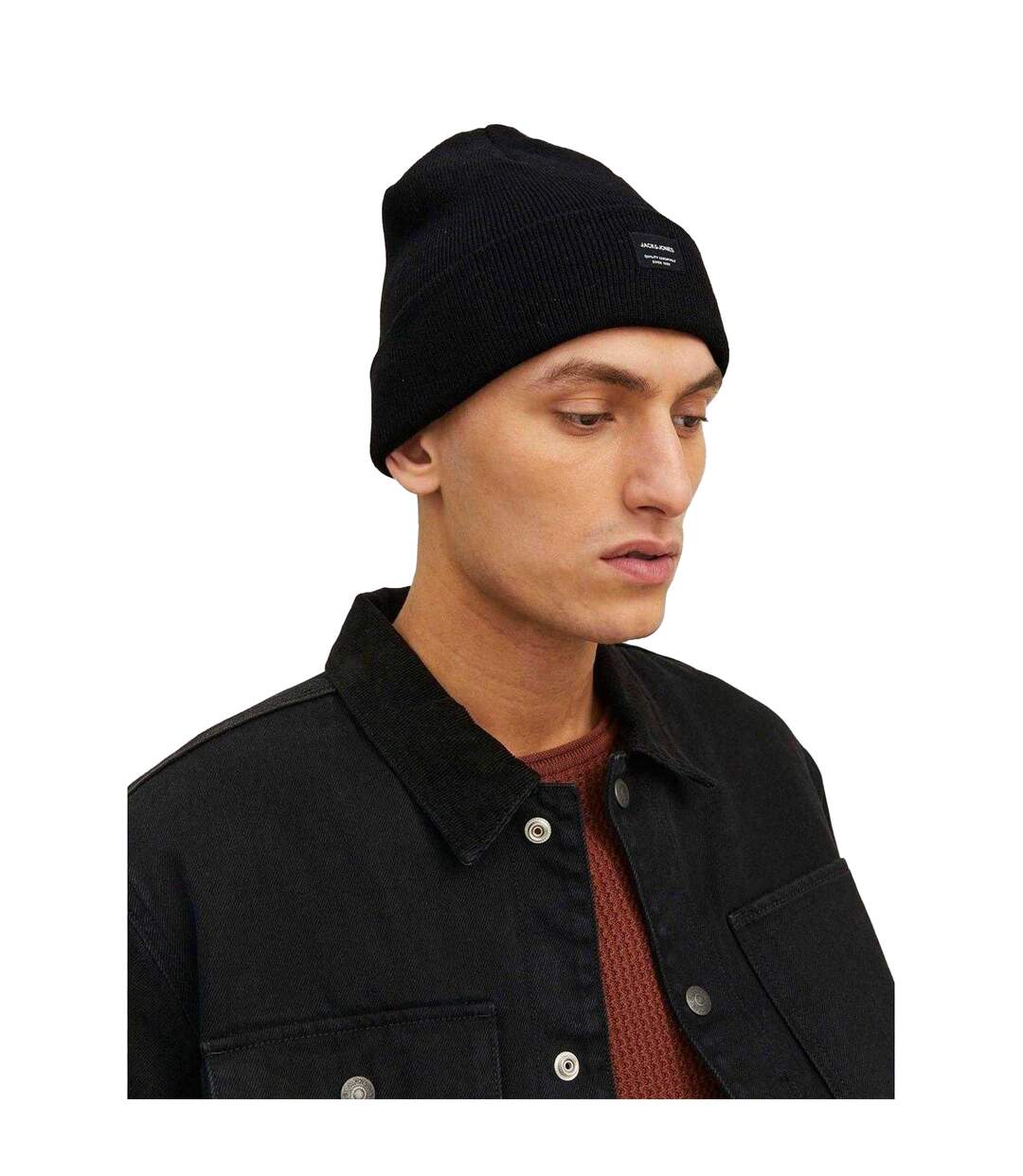 Bonnet Homme Noir Imprimé Jack And Jones-2
