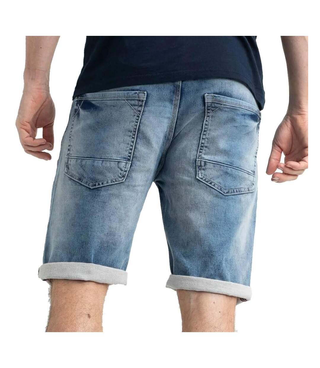 Short en jean Bleu Homme Petrol Industries SHO001 - S-2