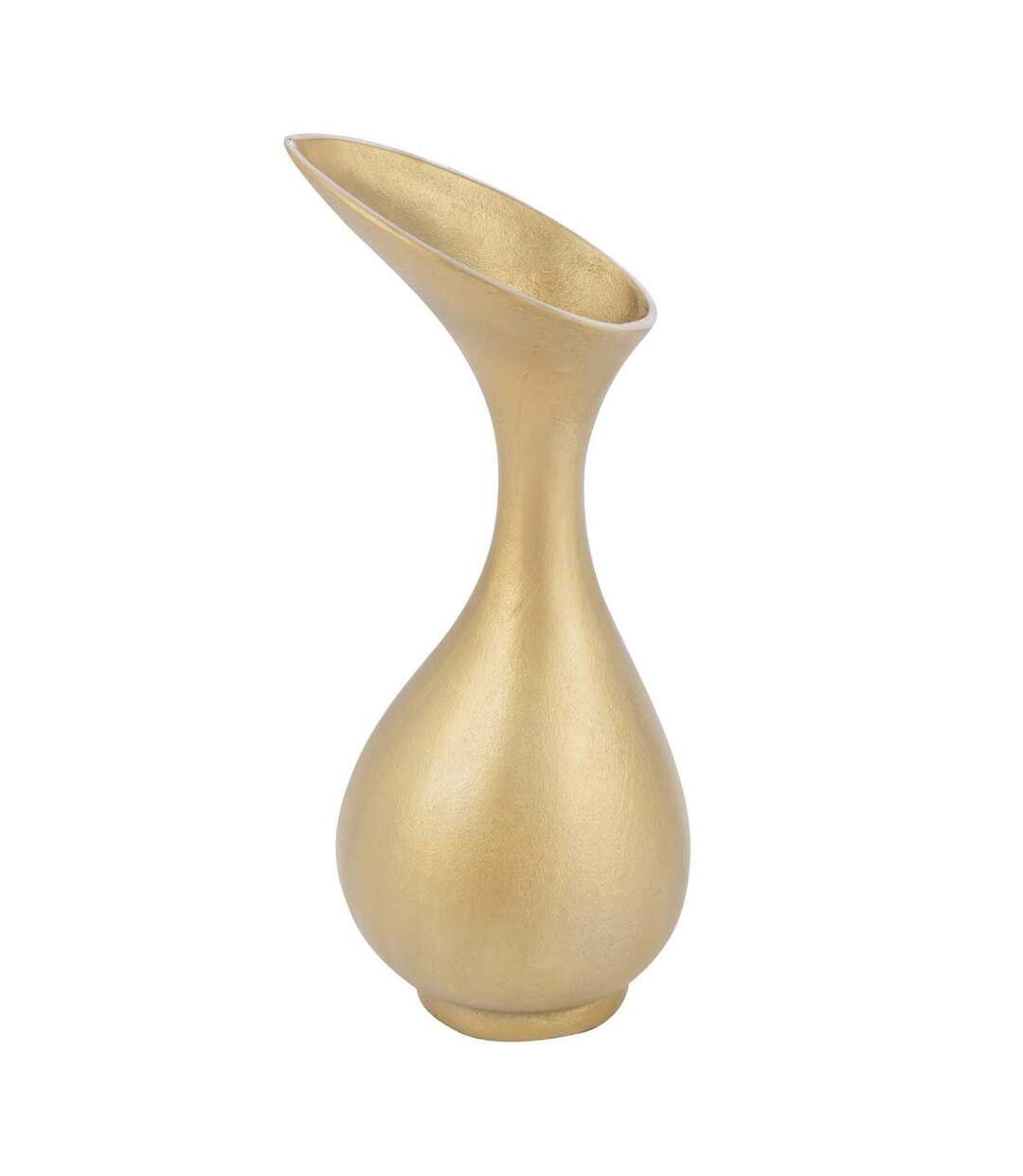 Vase Design en Aluminium Olivia 45cm Or-1