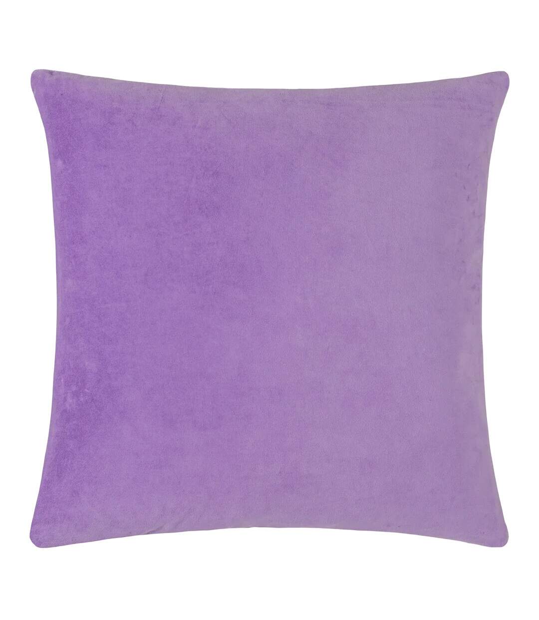 Mentera velvet floral cushion cover 50cm x 50cm lilac/coral Paoletti