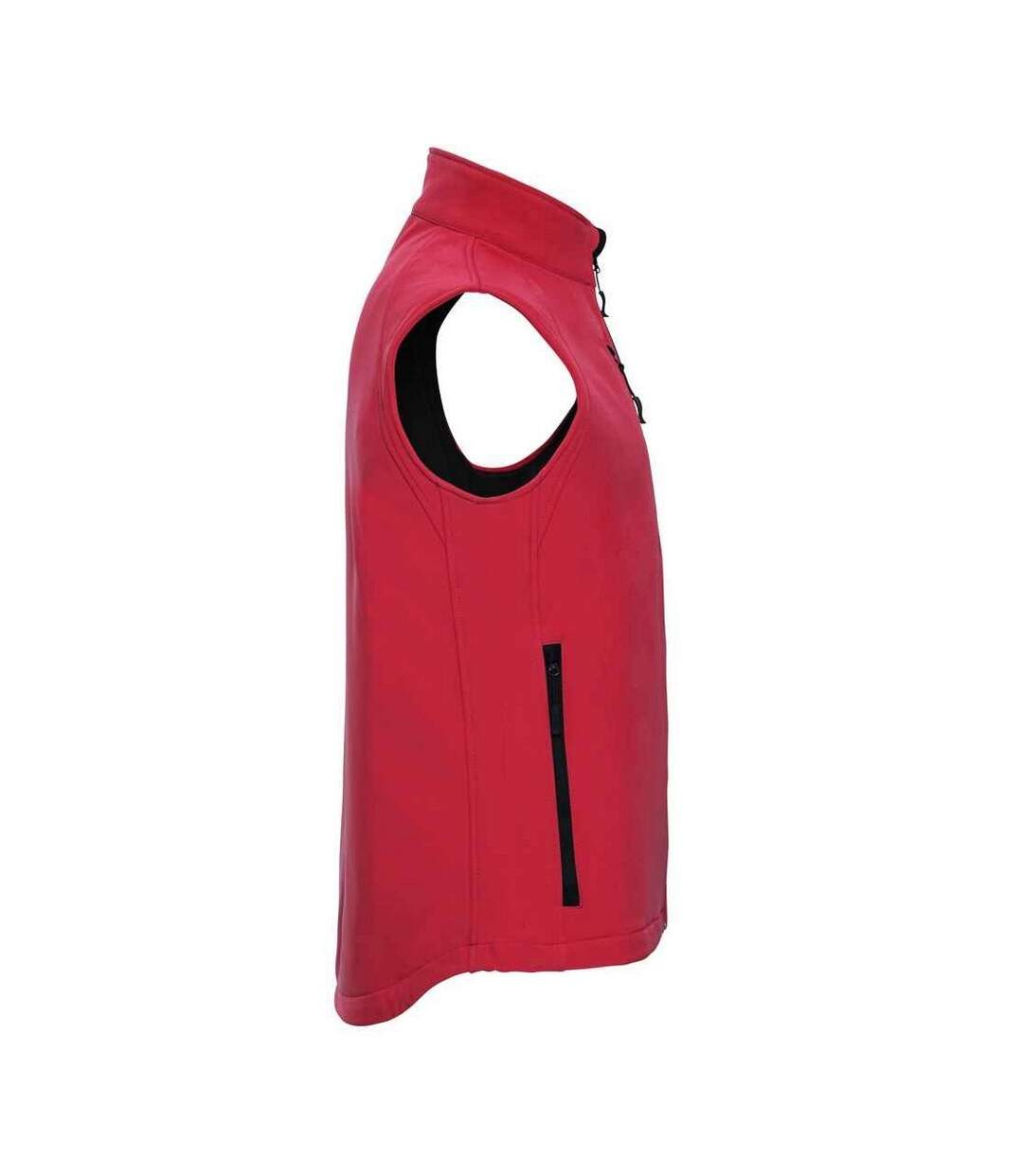 Mens softshell vest classic red Russell