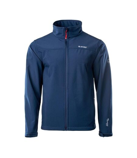 Veste Softshell Lingen Homme Bleu Marine Orange Rouge Hi-Tec