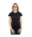 Disney T-shirt en coton californien Mickey Mouse Femme/Femme (Noir) - UTBI31966-2