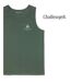 Débardeur homme Challenger SINCERE vert kaki — Confort pur coton jersey peigné-4