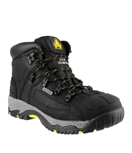 Unisex adult fs32 leather waterproof safety boots black Amblers