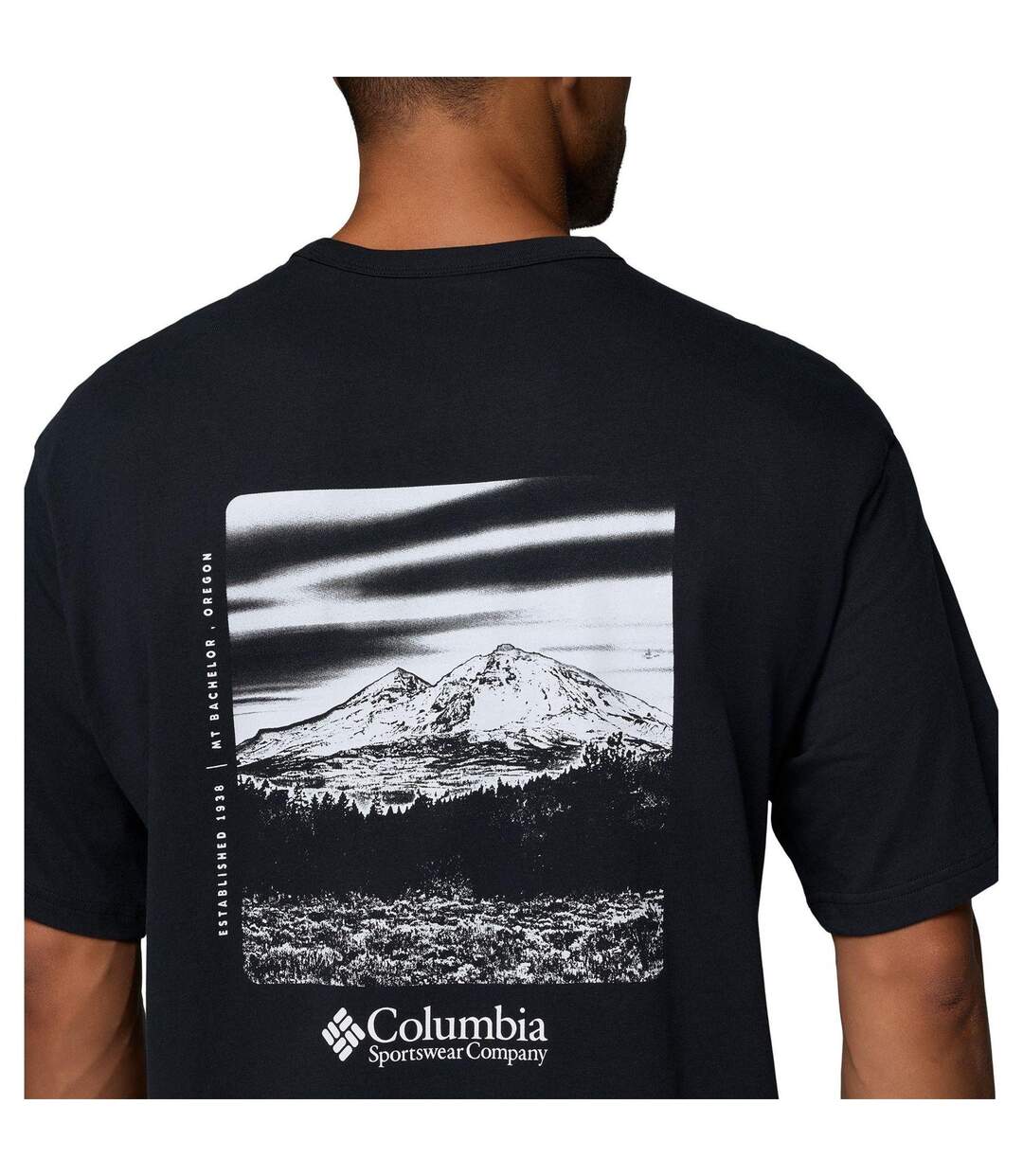 Mens Csc Mountain Heavyweight T-shirt Black Columbia-4