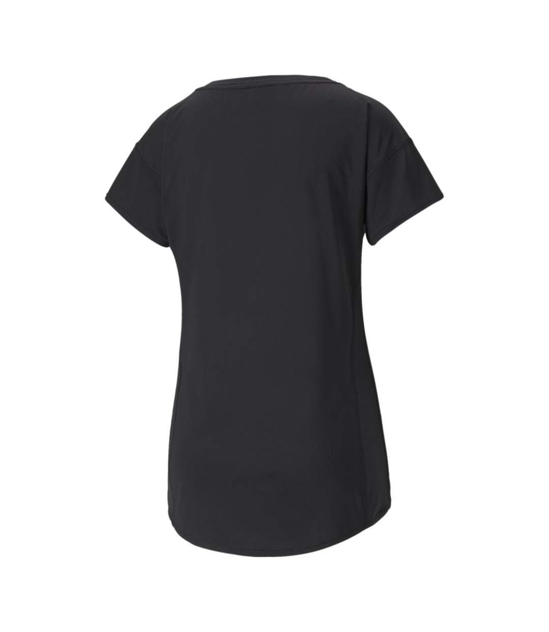 T-shirt noir femme puma train favorite - l-2
