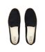 Womens/ladies Carolina Suede Slippers Black Toms-4