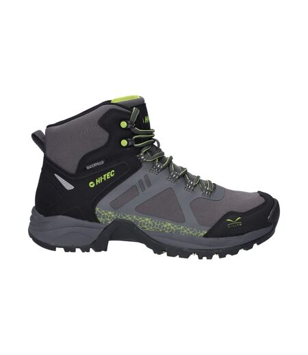 Hi-Tec Mens Psych V-Lite Walking Boots (Dark Grey/Lime) - UTFS10959