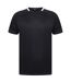 Finden & Hales Unisex Adult Team T-Shirt (Black/White) - UTRW8321-2