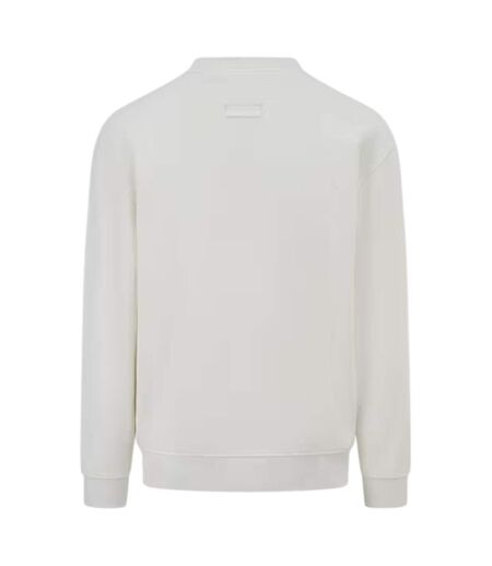 Unisex Adult Arched Logo Sweatshirt Off White Blank Essentials