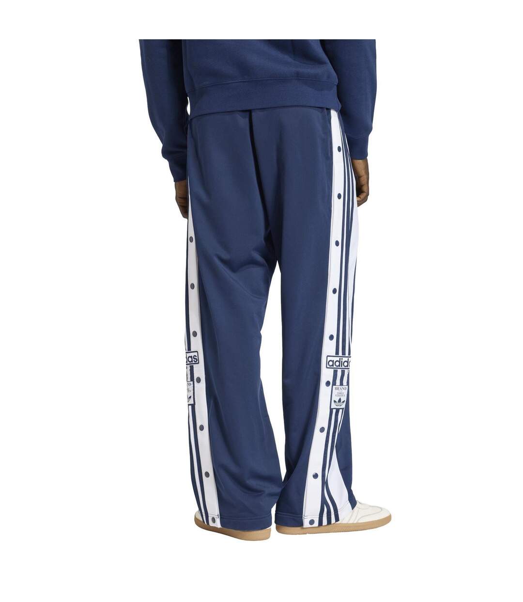 Mens Originals Open Hem Jogging Bottoms Night Indigo Adidas-3