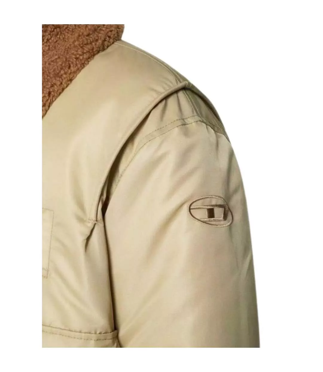 Blouson Aviateur W-carlo-nw Tidal Homme Crème Diesel-3