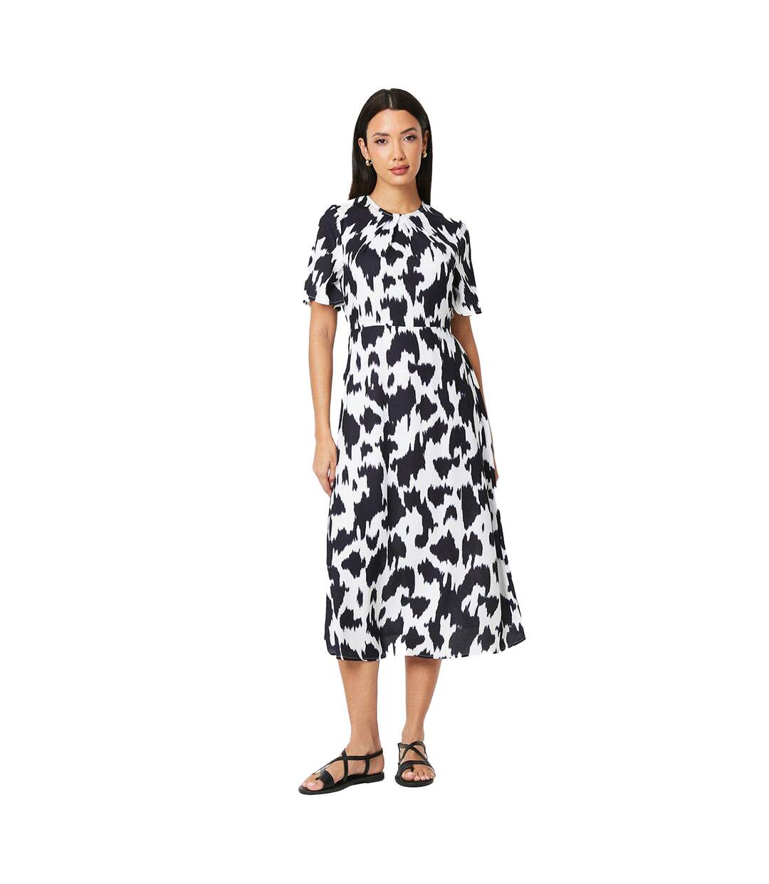 Robe mi-longue femme monochrome Principles