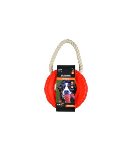 Jouet pour Chien Pneu & Corde 30cm Rouge