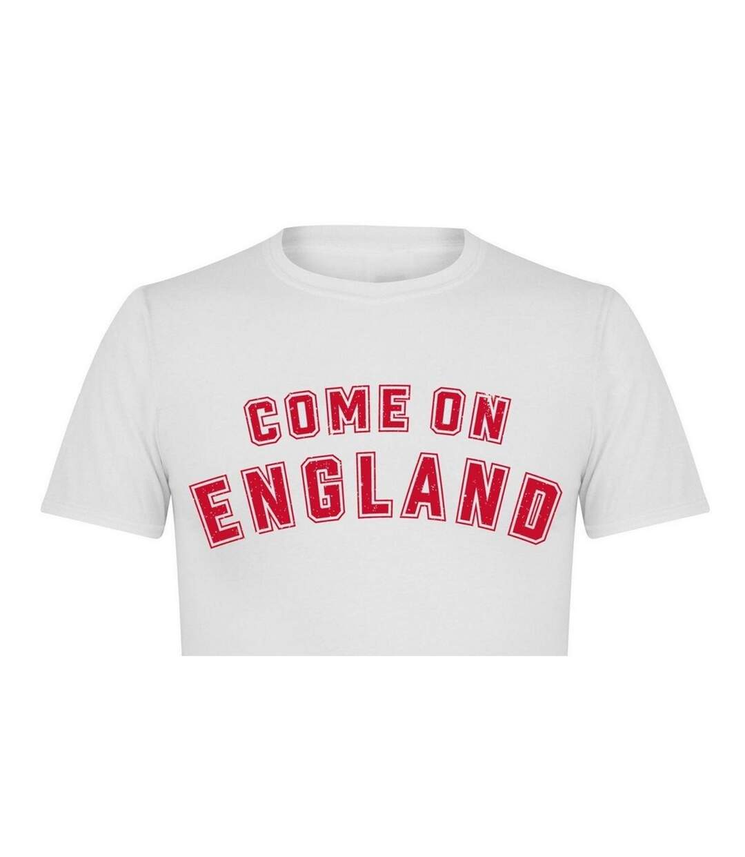 T-shirt Come On England Homme Blanc AWD-4