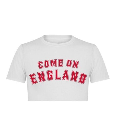 T-shirt Come On England Homme Blanc AWD