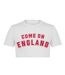 T-shirt Come On England Homme Blanc AWD-4