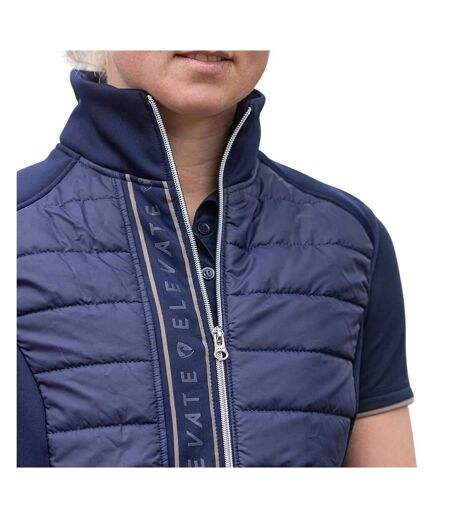 Womens/ladies elevate allure gilet navy/gunmetal grey Hy