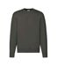 Fruit of the Loom Mens Premium Drop Shoulder Sweatshirt (Charcoal)