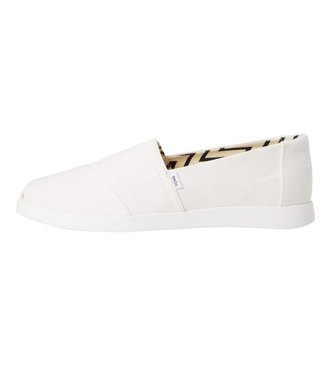 Womens/ladies Alpargata Plus Shoes White Toms-3