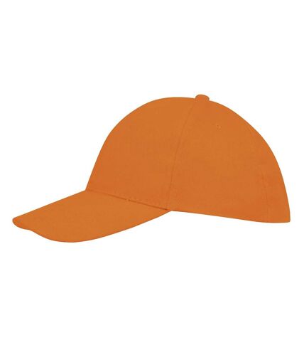 SOLS Unisex Buffalo 6 Panel Baseball Cap (Orange)