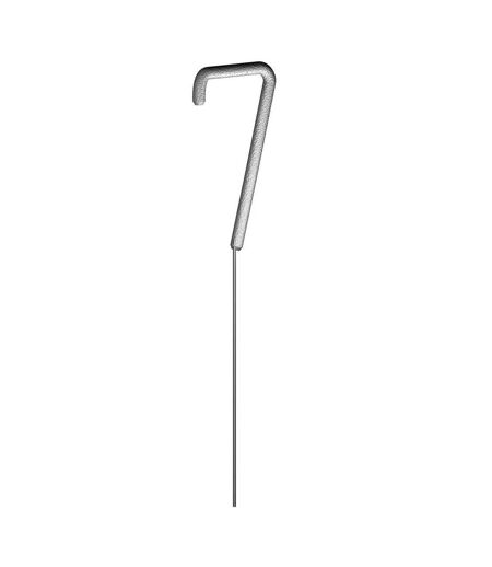 Cierge Magique Chiffre 7 15cm Argent