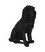 Lion en résine pour extérieur - Gris anthracite-1