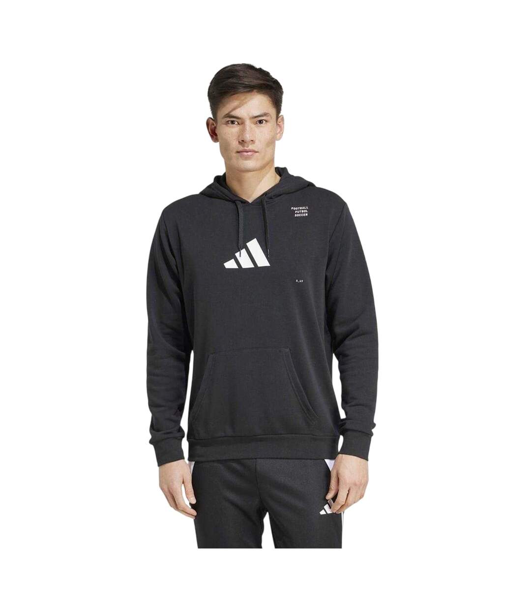 Sweat À Capuche Performance Homme Noir Adidas-4