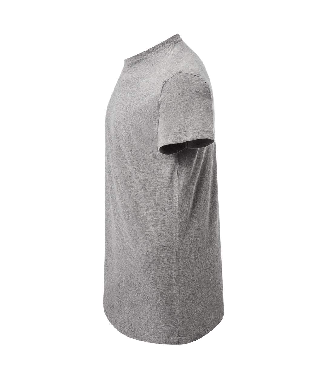 T-shirt Motif/style Uni Femme Gris Chiné JHK-3