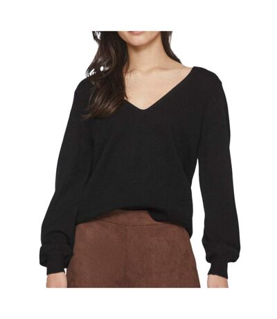 Pull noir femme vila viril rev - l