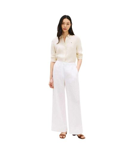 Pantalon Femme Blanc Tommy Hilfiger