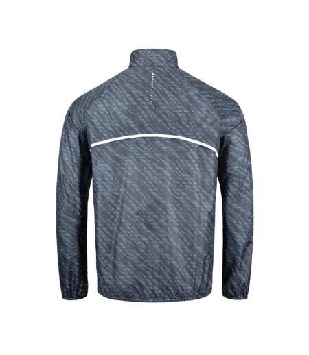 Veste de running imprimée noir homme odlo zeroweight - xxl