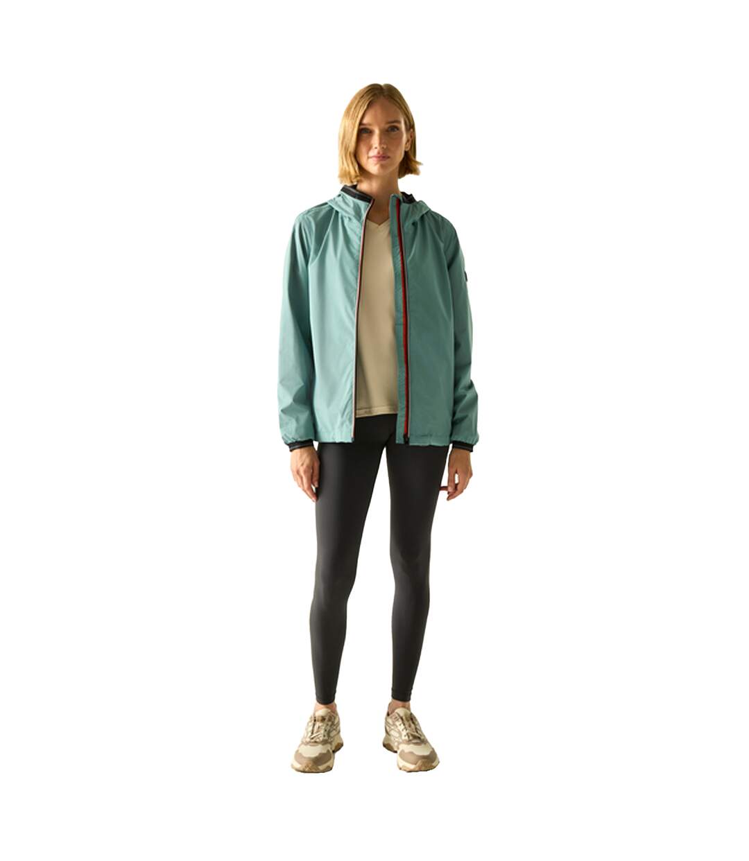 Womens/ladies Bendria Waterproof Jacket Ivy Moss Regatta-4