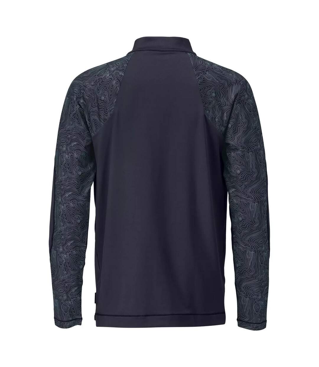 T-shirt Manches Longues Customised Homme Bleu Marine Foncé Mascot-2