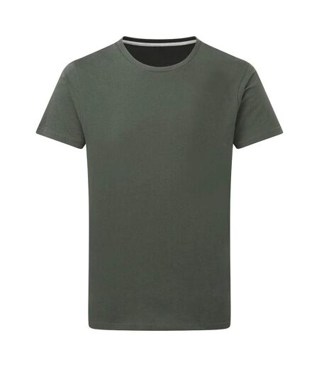 T-shirt Homme Marron Foncé SG