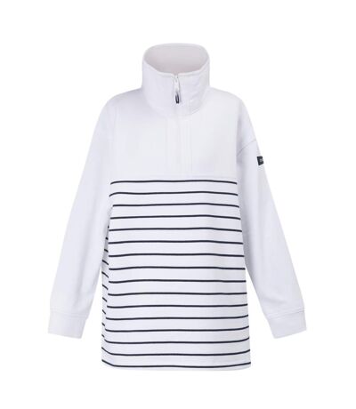Sweat bayletta femme blanc / bleu marine Regatta