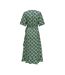 Robe longue vert fluo femme only leah-2