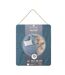 Taie d'Oreiller en Lin Adorable 65x65cm Bleu Canard-3