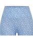 Womens/ladies High Waist Cycling Shorts Blue Miso-3