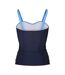 Haut de tankini aceana femme bleu marine / bleu clair Regatta