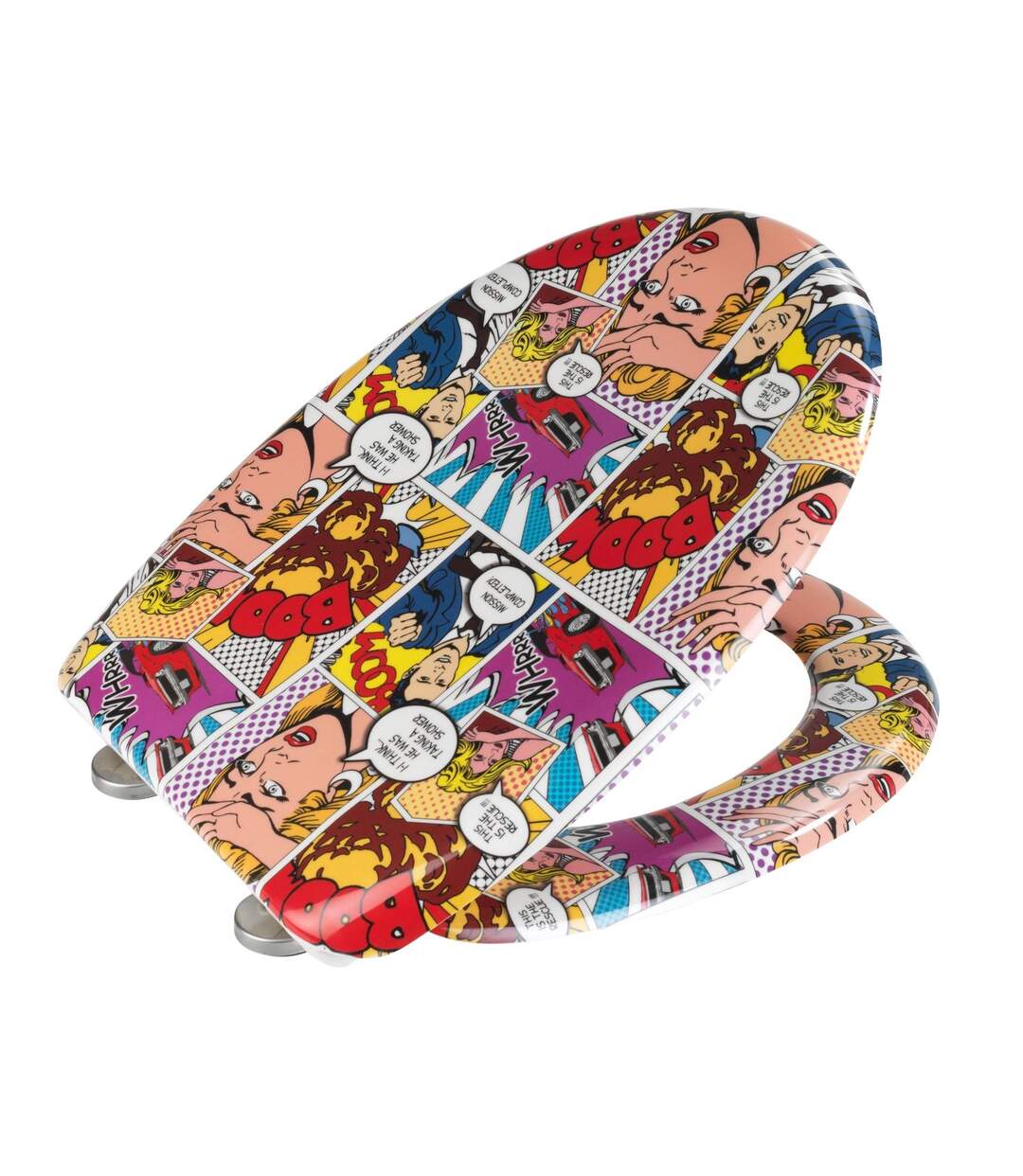 2 x Abattant WC Pop-Art - Multicouleur-3